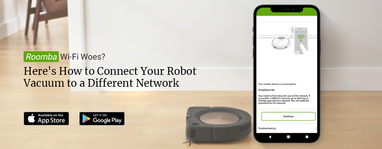 Connect Roomba to New WiFi